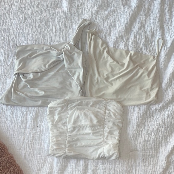 White Bodysuit Bundle: Princess Polly (2), Blue Blush(S), Saints(S) - Picture 1 of 1